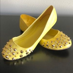 Studded Ballerina Flats - size 9.5 (fits like 9)